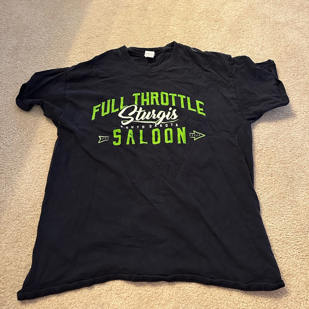 Vintage motorcycle graphic t shirt